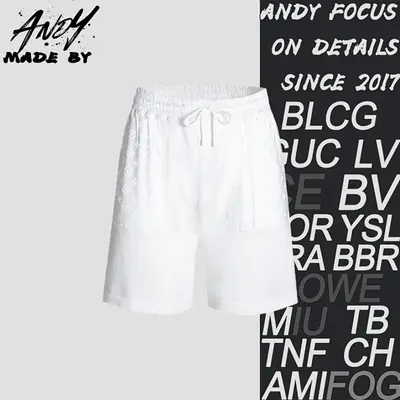 💰(250CNY) Solid Color Drawstring Nylon Embellished Shorts Item ID:20005794-Z