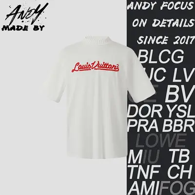 💰(170CNY) Classic Letter Embroidery Crew Neck Short-Sleeve T-Shirt Item ID:10007594-Z