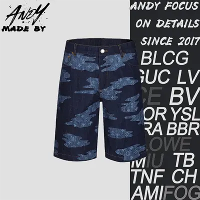 💰(260CNY)Men's Denim Shorts Item ID:20000430-Z