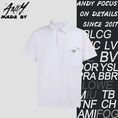 💰(220CNY)Cotton loose-fitting short-sleeved polo shirt with chest pocket Item ID:10006274-Z