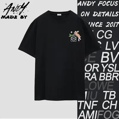 💰(210CNY)LO*EWE Rabbit Embroidered T-shirt Item ID ：10006198