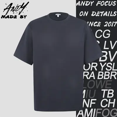 💰(230CNY)Solid Color Laser Burnished Pattern Crew Neck Short Sleeve T-Shirt Item ID:10005153-Z