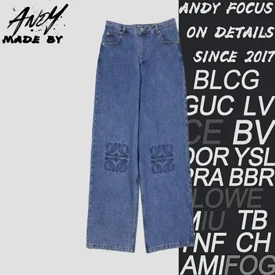 💰(370CNY) Knee floral denim trousers Item ID:20000102