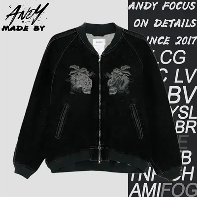 💰(470CNY)Skull & Tiger Head Batwing Jacket Item ID:10005996