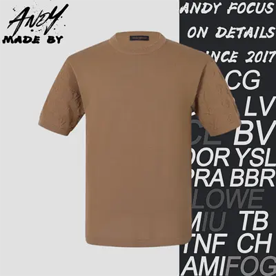 💰(180CNY)Cotton Jacquard Crew-Neck Short-Sleeve T-Shirt Item ID:10009995-Z