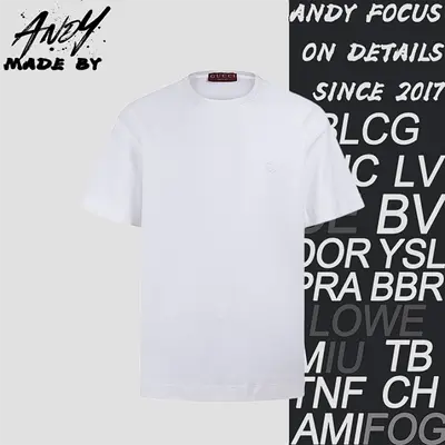 💰(150CNY)Crew neck double G interlocking embroidered knit cotton T-shirt Item ID:10004672-Z