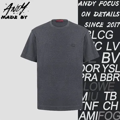 💰(150CNY)Crew neck double G interlocking embroidered knit cotton T-shirt Item ID:10005040-Z