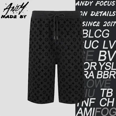 💰(230CNY)Terry Embroidered Short-Sleeveflocked monogram print shorts Item ID:20001545-S