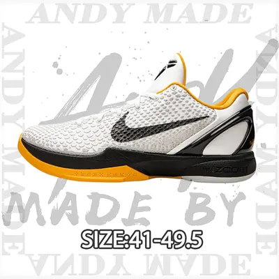 💰(640CNY)Ko*be 6 — Black, White, and Yellow Item ID:30003144-H12