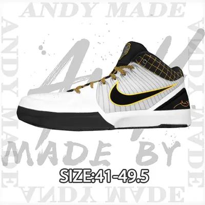 💰(640CNY)Ko*be 4 — White, Black, and Yellow Item ID:30002862-H12