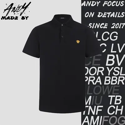 💰(170CNY)Men's Medusa Embroidered Polo Shirt Item ID:110091-Z