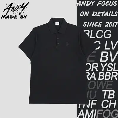 💰(200CNY)bbr Small BT Embroidered Polo Short-Sleeve T-Shirt - Black Item ID:110129