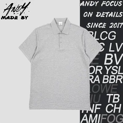 💰(200CNY)bbr Small BT Embroidered Polo Short-Sleeve T-Shirt - Gray Item ID:110130