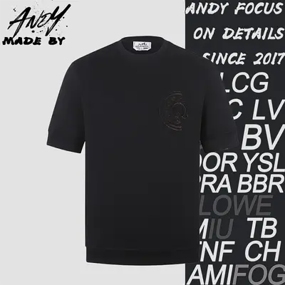 💰(180CNY) Embroidered Appliqué C.D.S. Crew Neck ShortItem ID:110208-Z