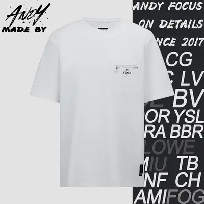 💰(180CNY)Zippered Pocket with Printed Logo Short-Sleeve T-Shirt Item ID:110243-S