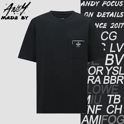💰(180CNY)Zippered Pocket with Printed Logo Short-Sleeve T-Shirt Item ID:110244-S