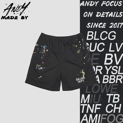 💰(180CNY)26 Splatter-Paint Mesh Shorts Item ID:210088