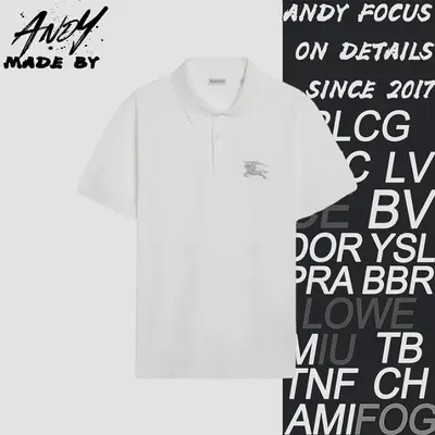 💰(200CNY)BBR "Little War Horse" Embroidered Short-Sleeve Polo — White Item ID:110311