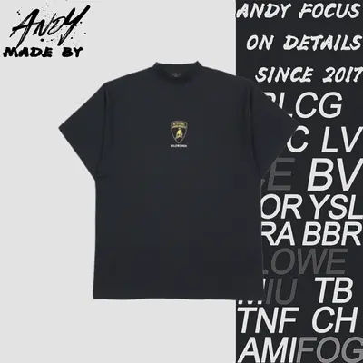 💰(190CNY)Blcg 25ss Lamborghini logo print short-sleeved shirt Item ID:110324
