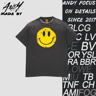 💰(210CNY)Rusty Smiley Face Print Short-Sleeve Item ID:110351