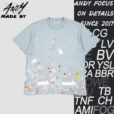 💰(190CNY)Starry sky fireworks splatter arrow print short-sleeved shirt Item ID:110374