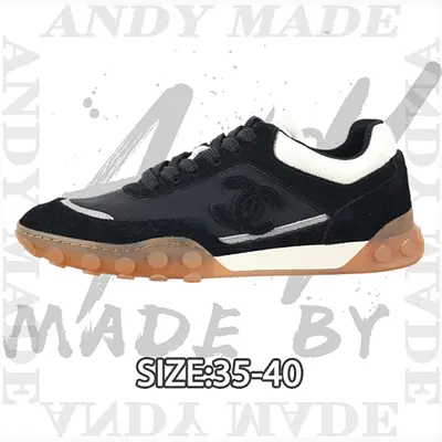 💰(400CNY) Calfskin & Suede Round-Toe Lace-Up Casual Shoes — Black Item ID:310347