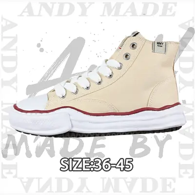 💰(280CNY) High-Top Fully Vulcanized "Melt" Shoes — Beige Item ID:310388