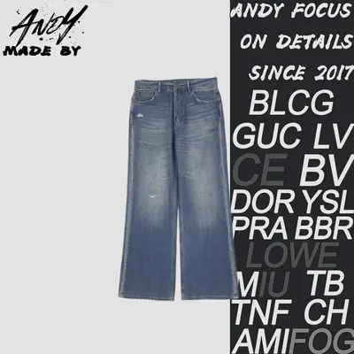 💰(340CNY) Acne dark splash jeans (thin section) 2021f: Item ID:210104