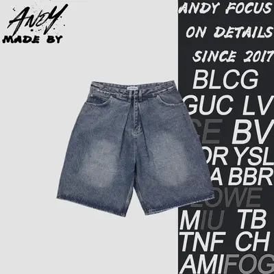 💰(240CNY) Blcg gray label denim shortsA Item ID:210105