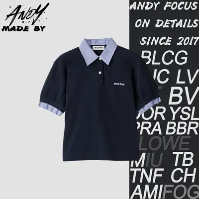 💰(210CNY) Miu blue plaid polo shirt Item ID:110468