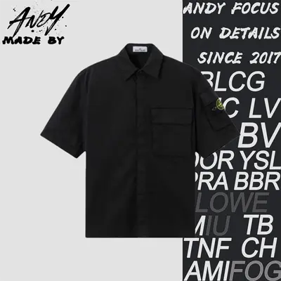 💰(280CNY) STONE ISLAND | Workwear Short-Sleeve Jacket Item ID:110471