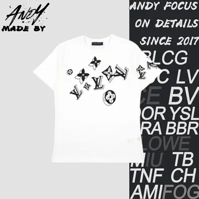 💰(180CNY) 1v Sketch monogram print short-sleeved shirt Item ID:110473