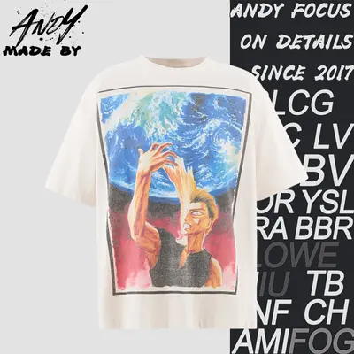 💰(200CNY) Saint Michael Parasyte Print Short-Sleeve T-Shirt Item ID:110484