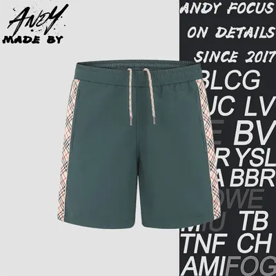 💰(190CNY) Drawstring Swim Shorts with Plaid Trim Item ID:210116-Z