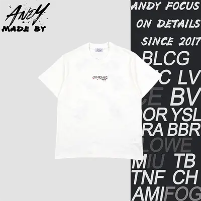 💰(210CNY) OW Cherry Blossom Arrow Print Short-Sleeve T-Shirt Item ID:110516