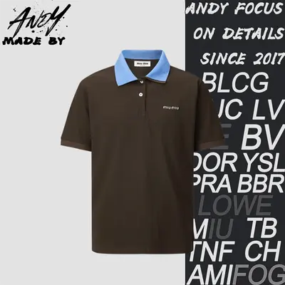 💰(210CNY) Double-layered ribbed collar embroidered polo shirt Item ID:110526-S