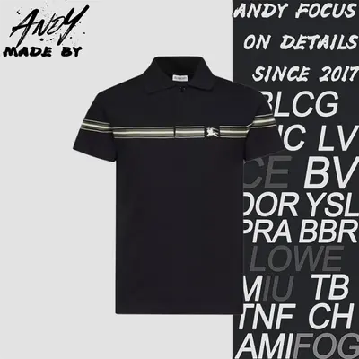 💰(210CNY) Polo short-sleeved shirt with horizontal bar and warhorse logo embroidery Item ID:110535