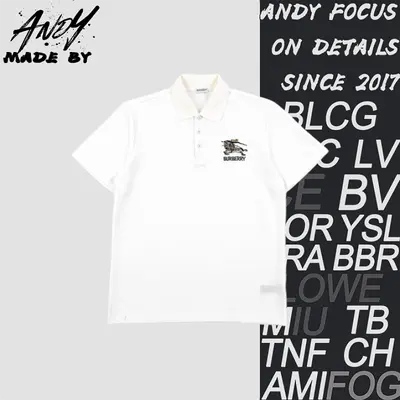 💰(200CNY) bbrChain-patterned Polo shirt with horse riding motif Item ID:110539