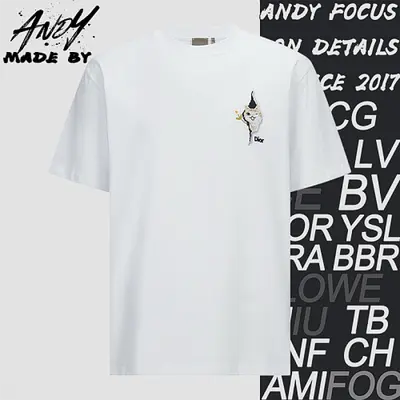 💰(190CNY) Printed embroidered kitten logo short-sleeved shirt Item ID:110155-S