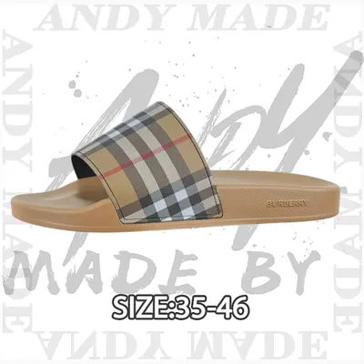 💰(210CNY) Open-toe flip-flops, khaki, men's and women's styles Item ID:310401