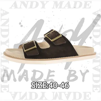 💰(250CNY) Suede slippers gray Item ID:310403