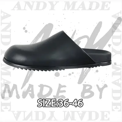 💰(450CNY) Calf leather toe slippers black Item ID:310421