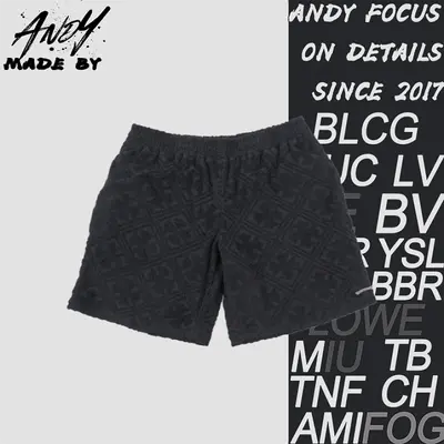 💰(250CNY) Cannes Limited Edition Cross-Patterned Terry Cloth Shorts Item ID:210123