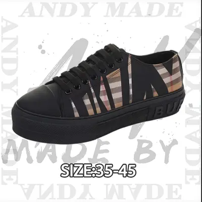 💰(400CNY) Retro plaid cotton sneakers Item ID:310424-N
