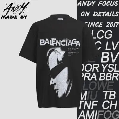 💰(200CNY）Parisian Portrait Direct Print Logo Short-Sleeve Item ID:110615-S