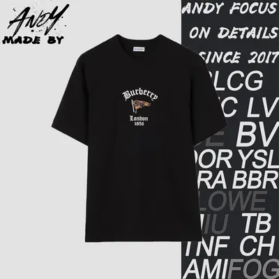 💰(190CNY)BBR 26 Early Spring Plaid Flag and Horse Embroidered T-shirt Item ID:110680