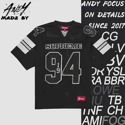 💰(250CNY) 94 Sequin Mesh Baseball Jersey Short Sleeve Item ID:110692