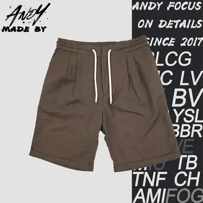 💰(320CNY) 60-pack natural linen drawstring shorts Item ID:210152