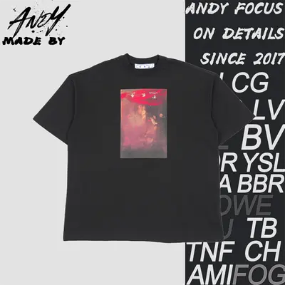 💰(190CNY) Blurry Oil Painting Arrow Cotton T-Shirt Item ID:110695