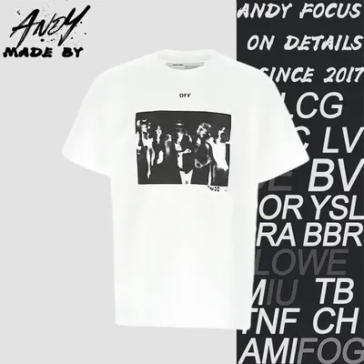 💰(190CNY) Band portrait back spray paint arrow print short-sleeve T-shirt Item ID:110702
